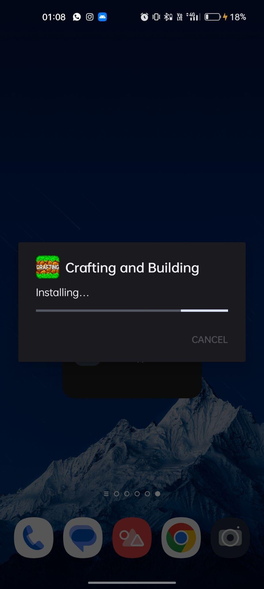 Crafting & Building Apk installing