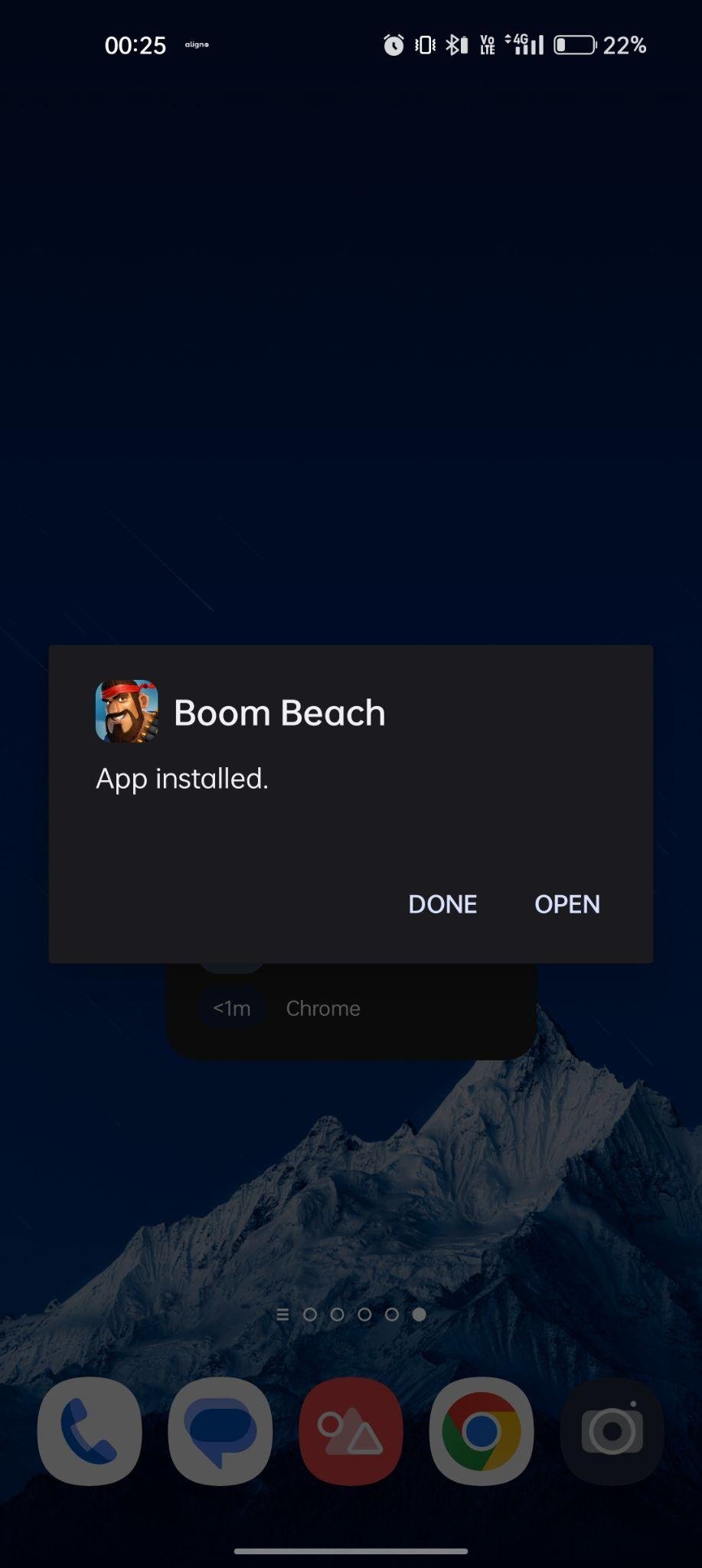 Boom Beach apk installed