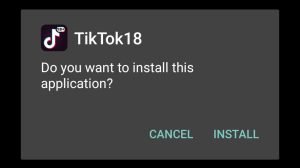 tap on Install