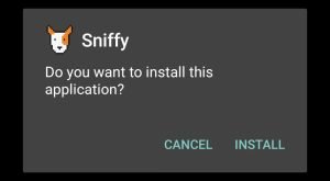 tap install to install Sniffies
