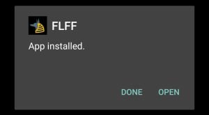 flff apk installed