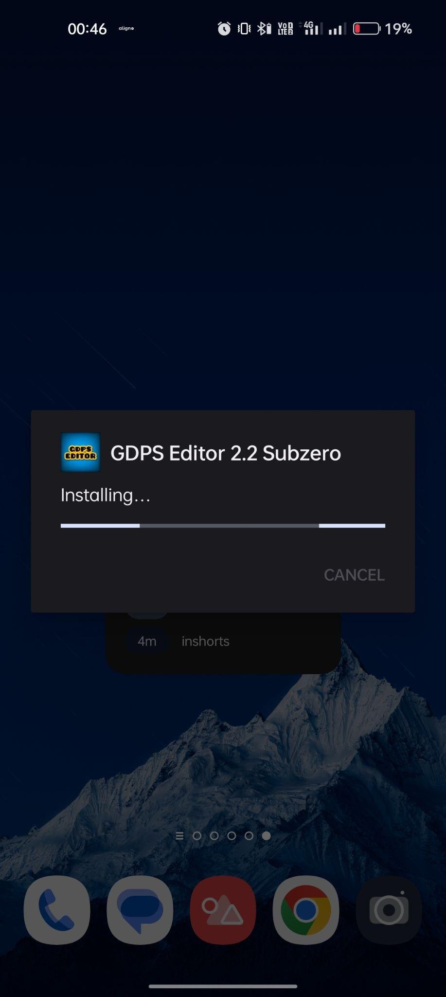 GDPS Editor apk installing