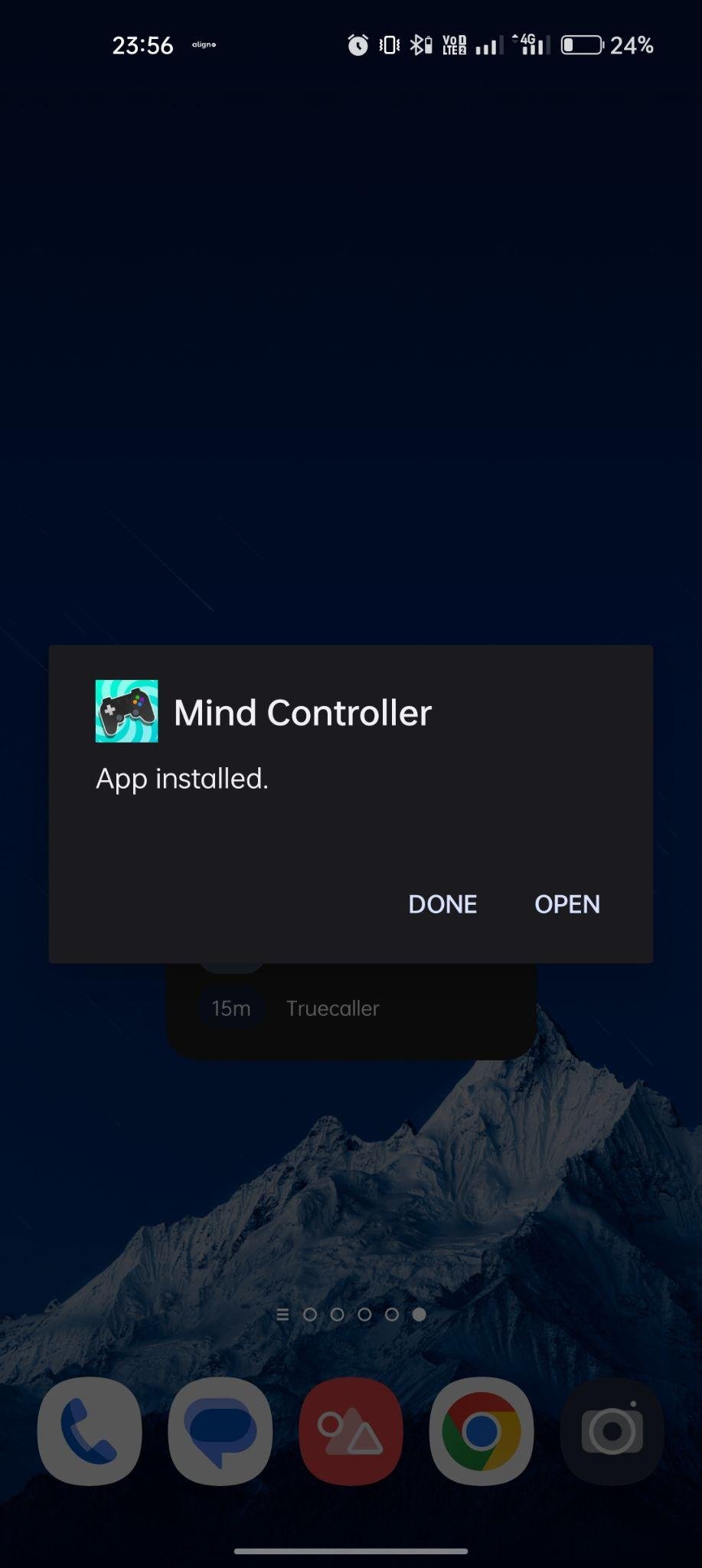 Mind Controller apk installed