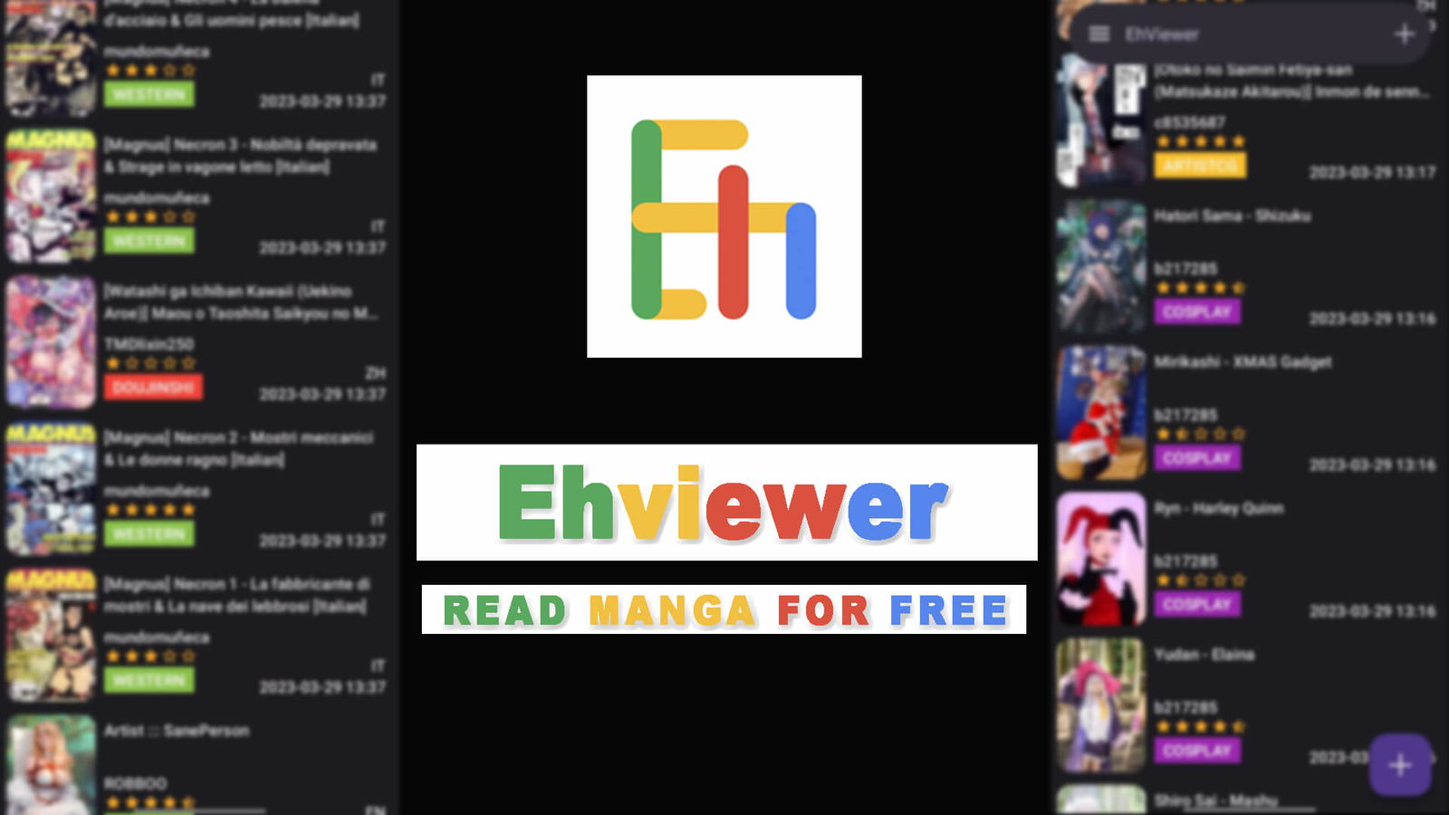 Ehviewer. Создание флипбука.