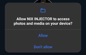 Photos and Media Access to NiX Injector