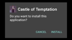 install Castle of Temptation after downloading