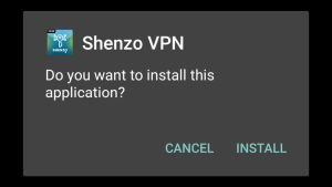 install Shenzo VPN Apk