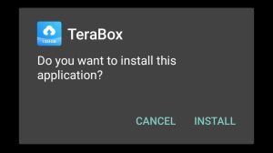 Tap install to start installation