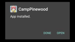 Camp Pinewood successfully installed