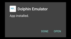 Dolphin Emulator installed