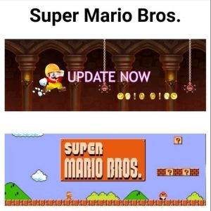 select the Super Mario Bros option