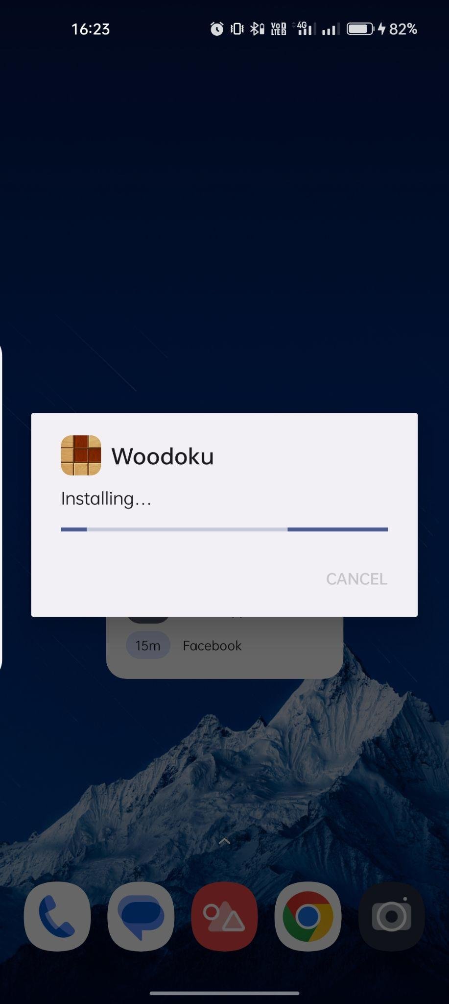 Woodoku apk installing
