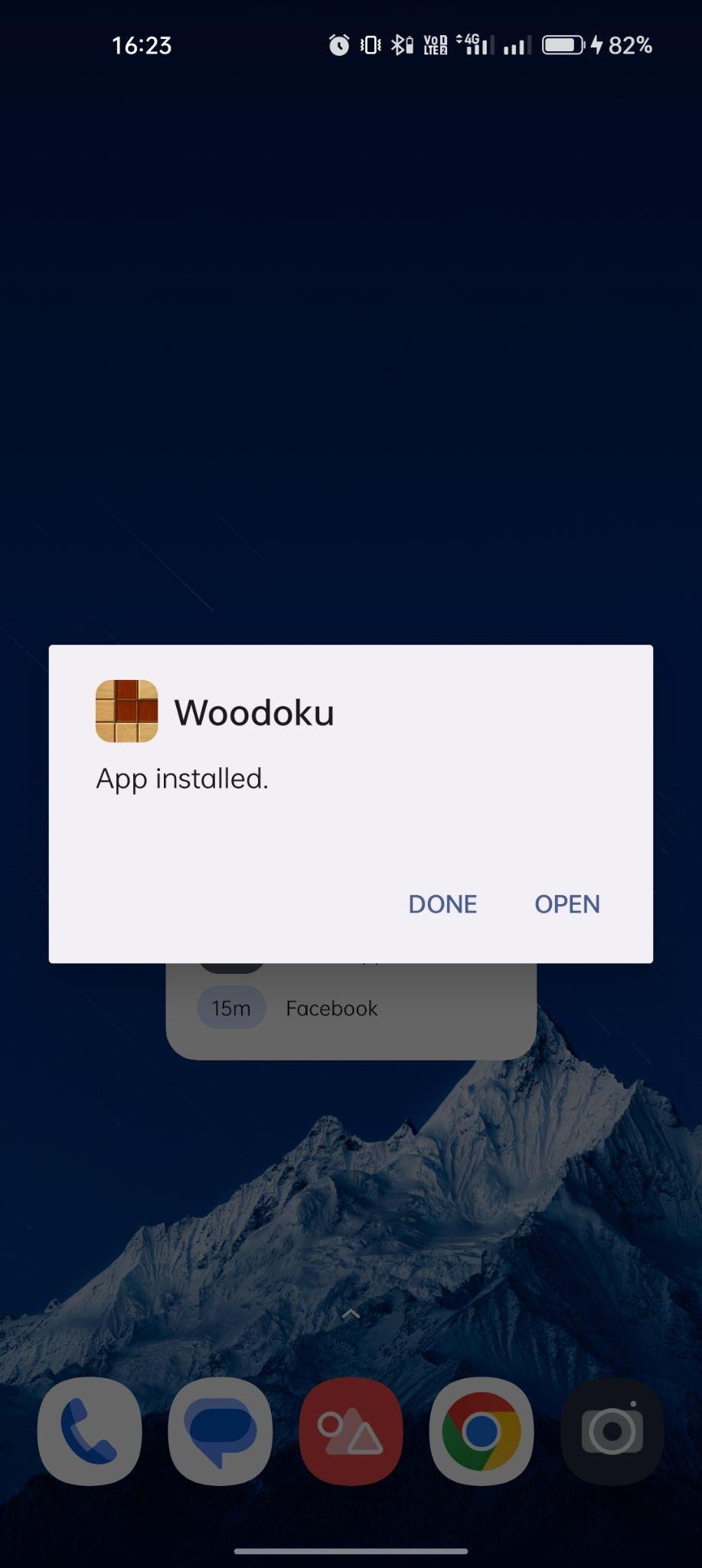 Woodoku apk installed