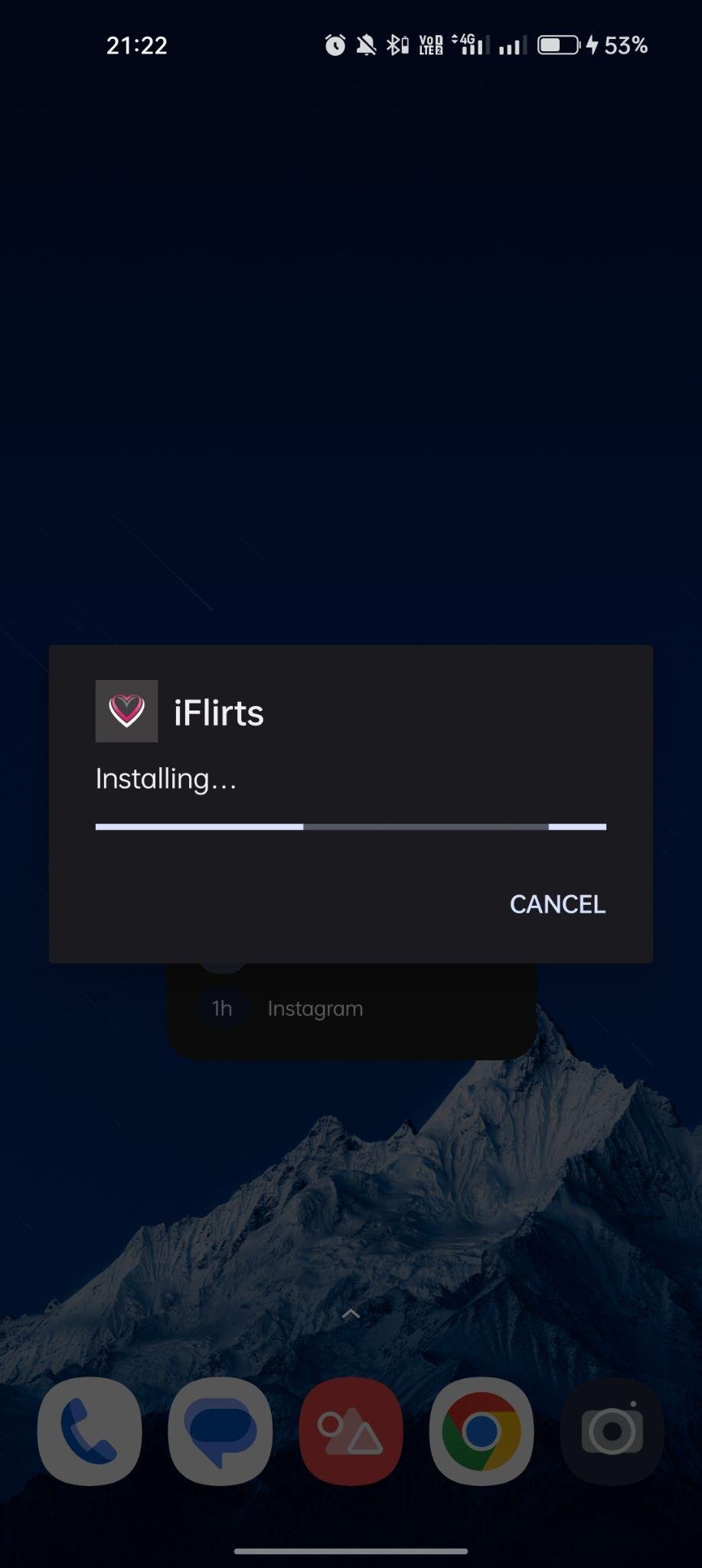 iFlirts apk installing