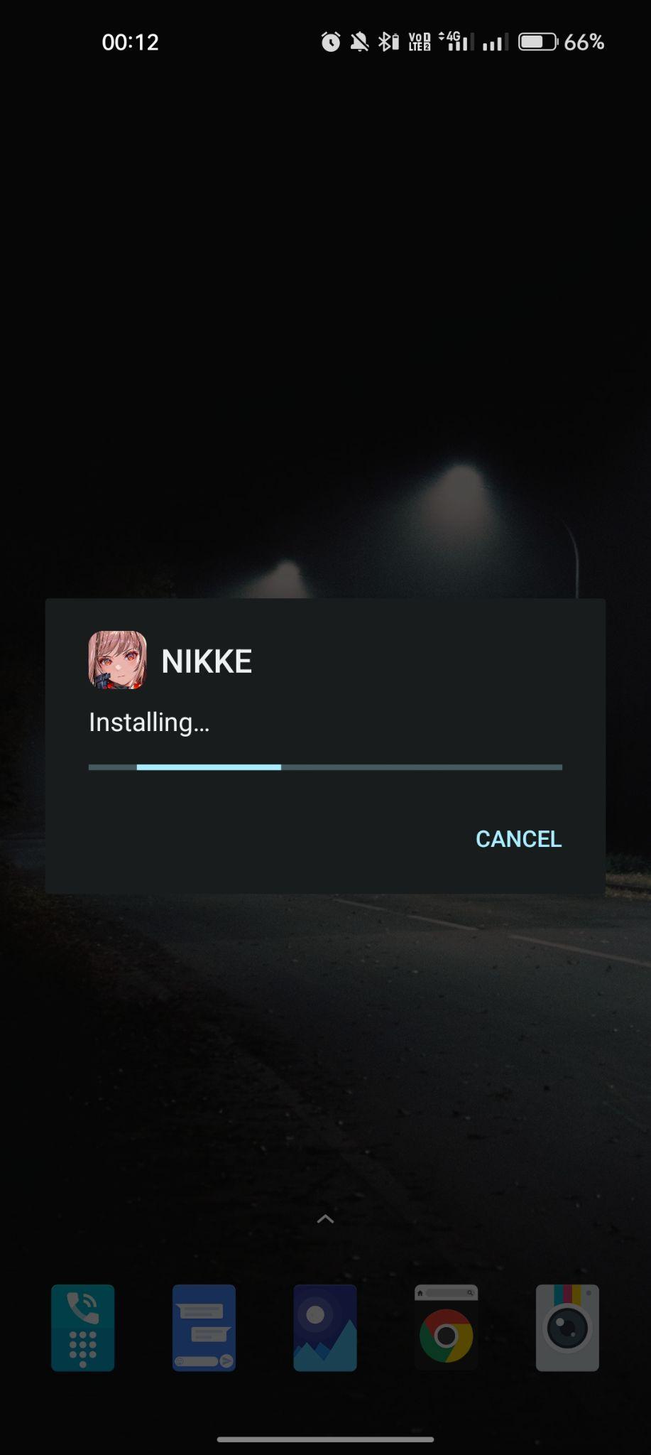 NIKKE: Goddess of Victor apk installing