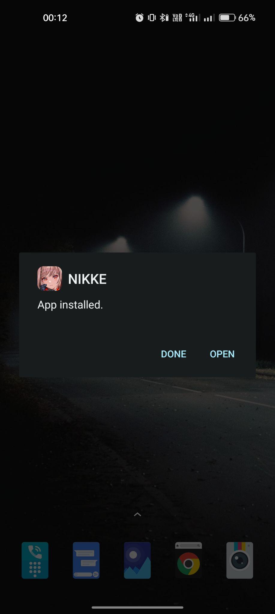 NIKKE: Goddess of Victor apk installed