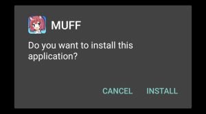 start installing Muff