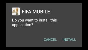 start installing FIFA Nexon