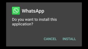 Tap on Install to install the App