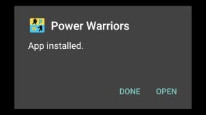 Power Warriors successfully installed