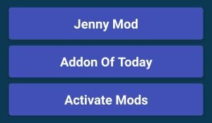 Tap on Jenny Mod from the App