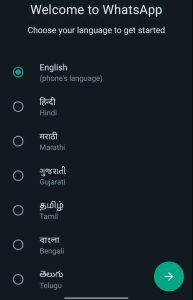 select your language for WhatsGold
