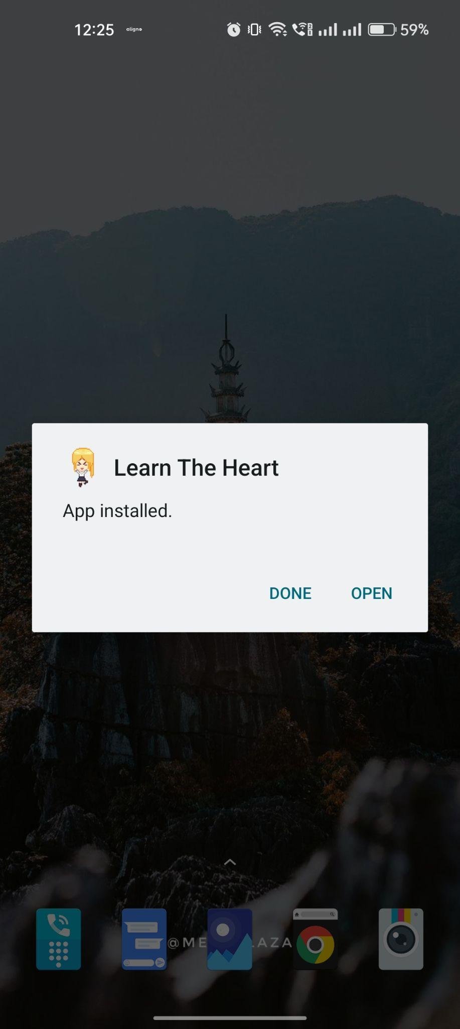 Learn the Heart apk installed