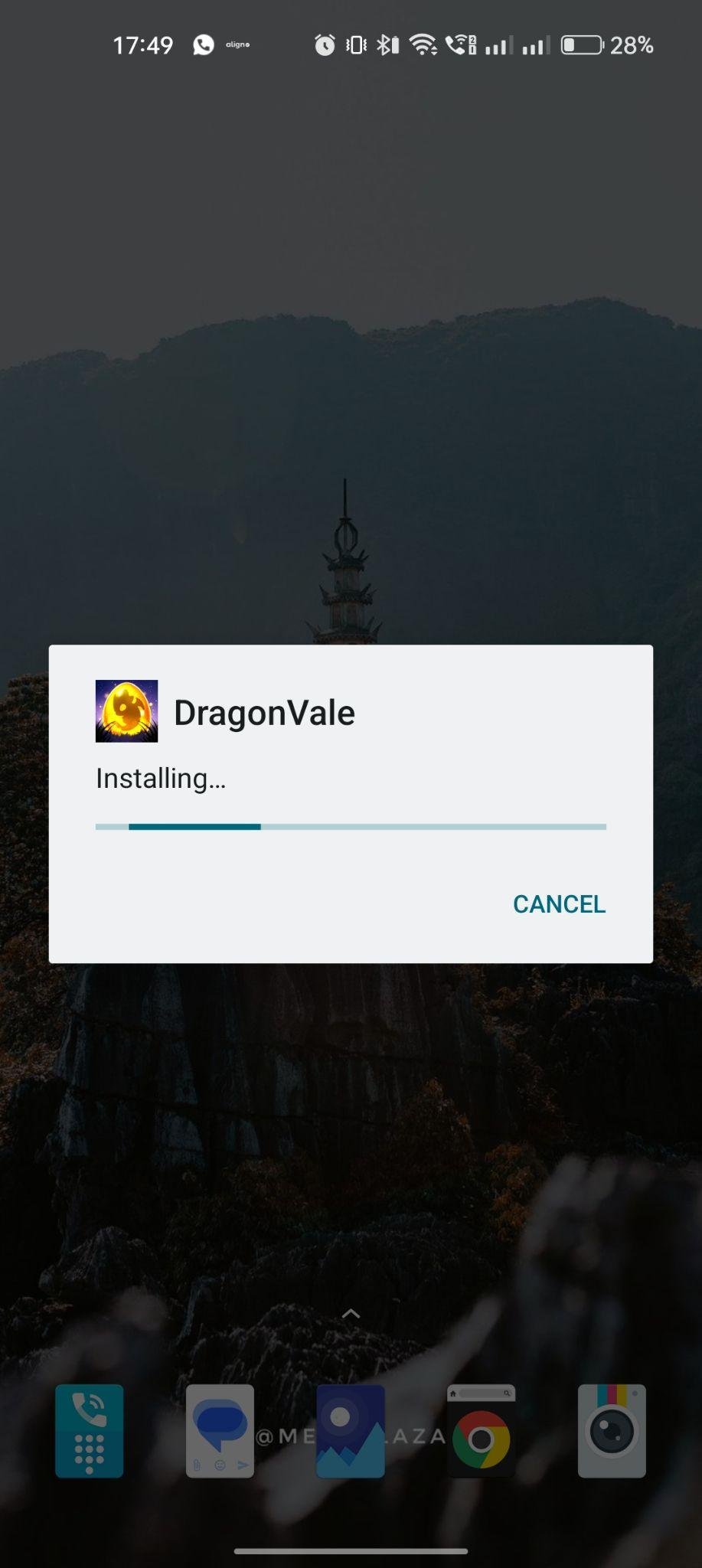 DragonVale apk installing