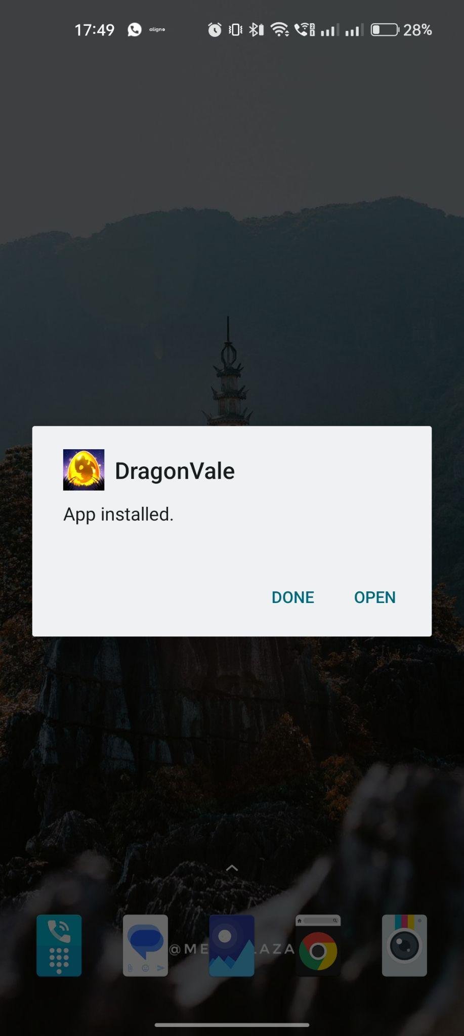 DragonVale apk installed