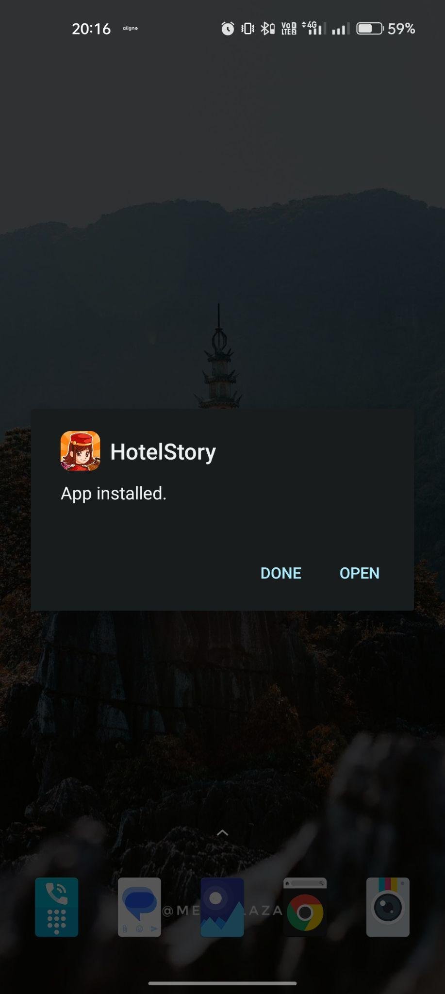 Hotel Story apk installed