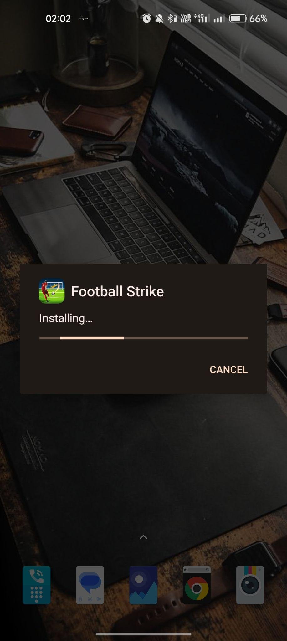 Football Strike apk installing