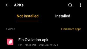 locate Flo Ovulation & Period Tracker for installation