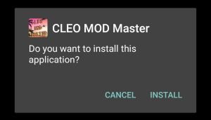 start installing CLEO MOD Master