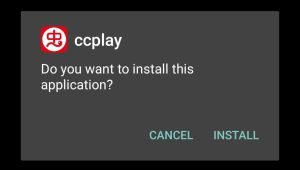 install CcPlay APK on your Android