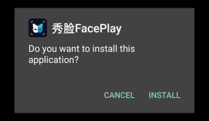 install FacePlay on your Android