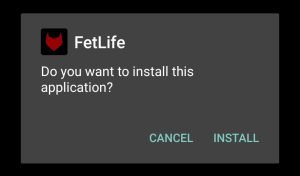 start FetLife installation