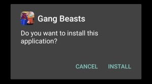 start installing Gang Beasts