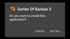 start installing Garten of Banban 3