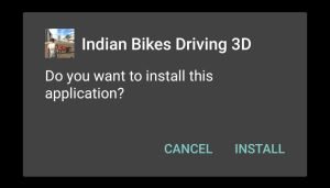 start installing Indian Bikes Driving 3D