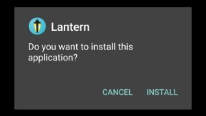 start installing Lantern