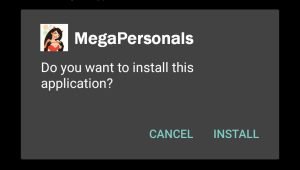 install MegaPersonals APK on your Android