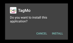 install TagMo App on your Android 