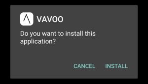 start the VAVOO TV installation