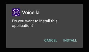 Install Voicella APK on your Android