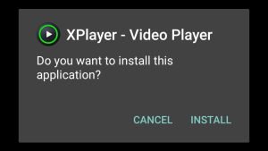 install XPlayer APK on your Android