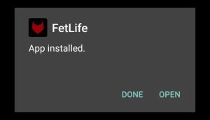 FetLife successfully installed