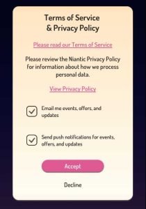 Peridot terms of service and privacy policy