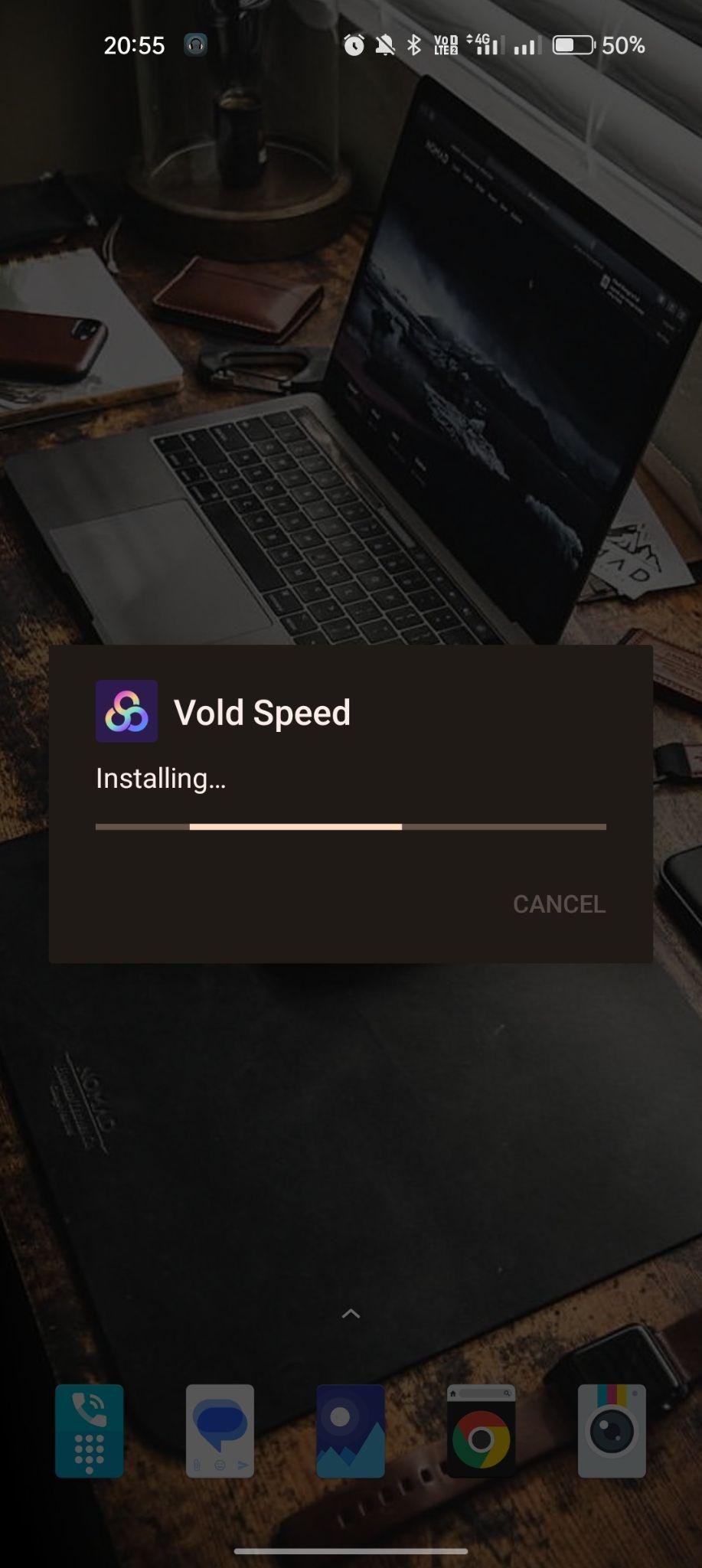 Vold Speed apk installing