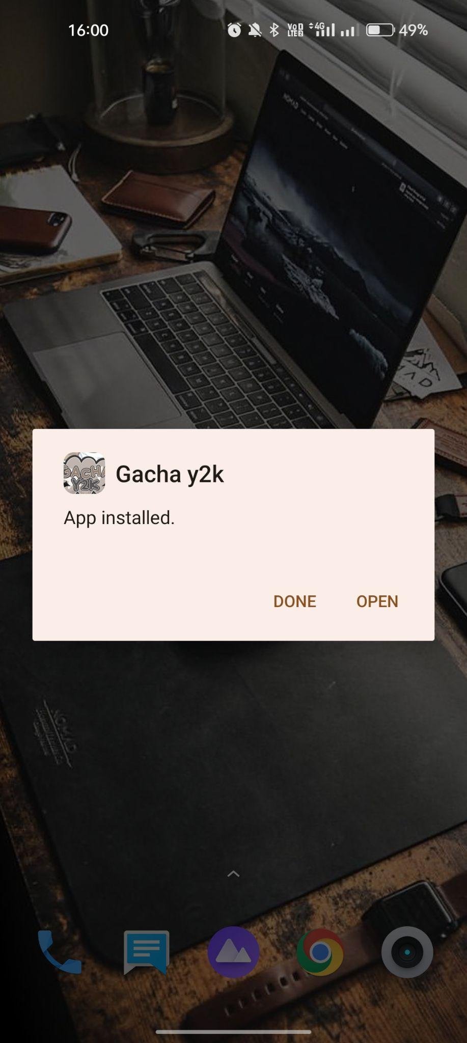 Gacha Y2K apk installed