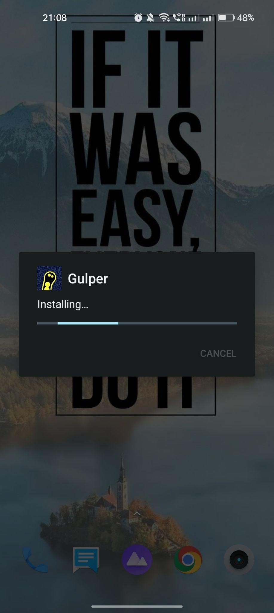 Gulper.io apk installing